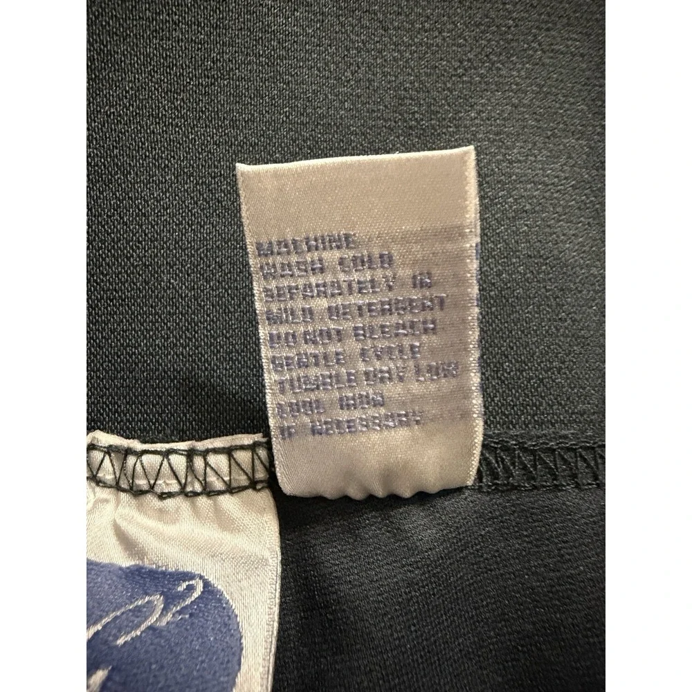 DG2 By Diane Gilman Wide Elastic Waist Flare Knit Pants Leggings Sz Sm Blue/Gray - Picture 8 of 8